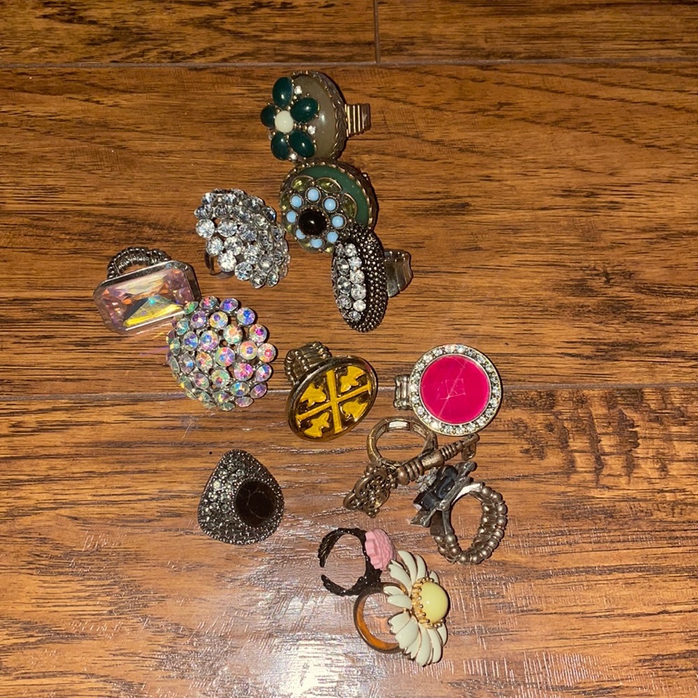 Lot of costume rings